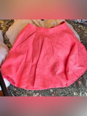 Topshop Hot Pink Circle Skirt